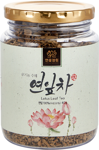 유기농 수제 연잎차 (병)