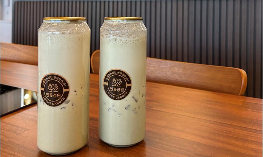 즉석제조 연근라떼 사진